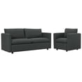 thumbnail image 2 of Modway Activate Upholstered Fabric Sofa and Armchair Set in Gray, 2 of 6
