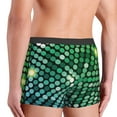 thumbnail image 3 of Goofa Green Disco Lights Printed Men's Boxer Briefs Underwear, Moisture-Wicking Underwear, Trunk,Soft and Breathable Cotton Underwear-X-Large, 3 of 9
