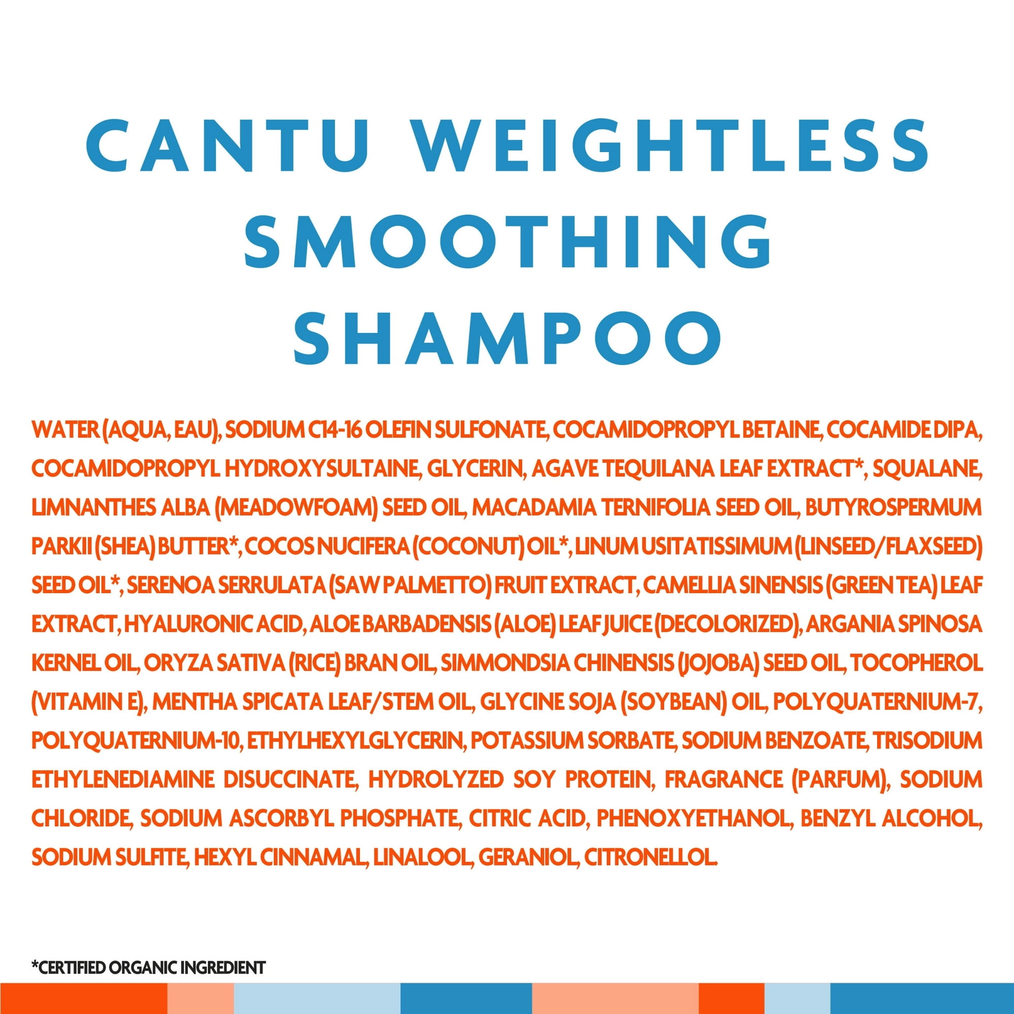 Cantu Weightless Smoothing Shampoo, 13.5 fl oz - 2 Pack
