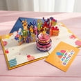 thumbnail image 4 of 3D PopUp Birthday Cards, Musical LED Lights Birthday Cards Music Happy Birthday Card Postcards Greeting Cards Birthday Gifts Decorations for Women, Man, Mom, Wife, Husband, Boy, Girl, 4 of 6