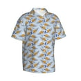 thumbnail image 2 of Haiem Cute Sloth Printed Hawaiian Shirt for Men - Men’s Casual Beach Summer Shirts - Stretch Fabric with Modern Fit-XX-Large, 2 of 9