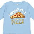 thumbnail image 4 of Inktastic Powered by Pizza Boys or Girls Long Sleeve Toddler T-Shirt, 4 of 5