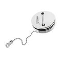 thumbnail image 2 of Marine Deck Filler Replacement Fuel Water Gas Cap & Chain Stainless Steel, 2 of 8