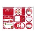 thumbnail image 3 of 2 Sheets Label Stickers Vibrant Color Self-Adhesive Paper Christmas Gift Tags Stickers for Home, 3 of 4