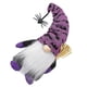 thumbnail image 3 of Halloween Gnome Doll for Decoration 1Pcs Dwarf Doll Party Supply Purple Color, 3 of 3