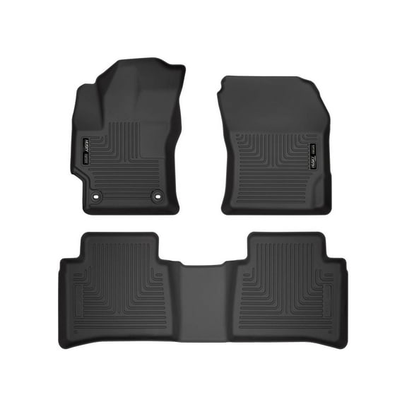 Husky Liners 95751 Weatherbeater Floor Mats Fit 2020-2025 Toyota Corolla - Front/2nd Seat - Black