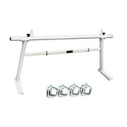 AA-Racks APX25-A-WG Headache Rack Semi Pickup Truck Rack with 1 Bar Window Guard Protective Back Rack - Sandy White (APX25-A-WG(1)-WHT)