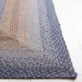 thumbnail image 4 of SAFAVIEH Braided Dorinda Bordered Reversible Area Rug, Gray/Brown, 5' x 8', 4 of 12