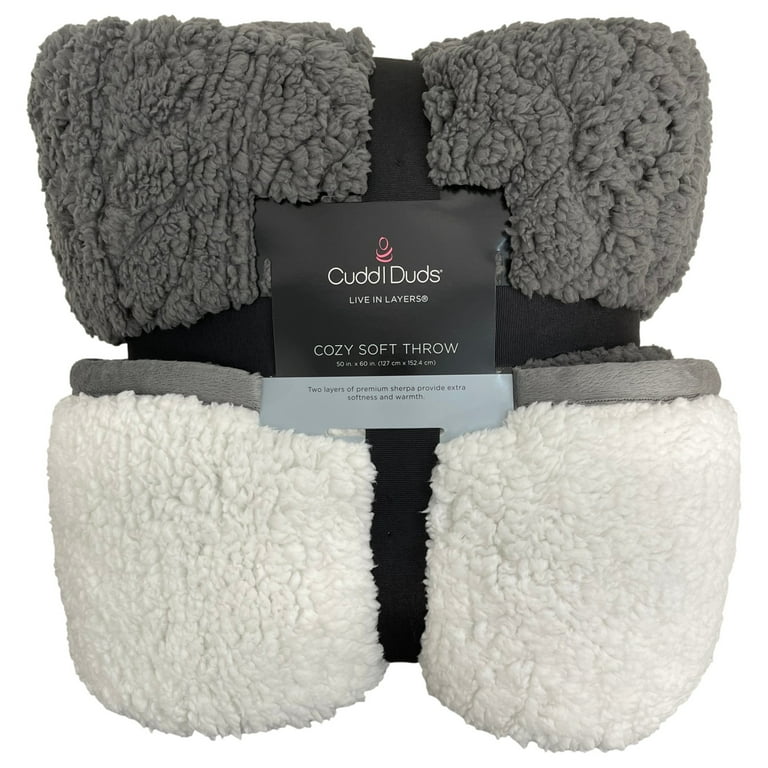 Cuddle duds sherpa throw sales