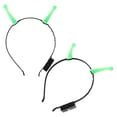 thumbnail image 2 of KAKOWELY 2 diademas de extraterrestres iluminadas para fiestas de cosplay con luces LED. Diseño único para Halloween. Cómodas y ligeras para fiestas de rol y decoraciones de Halloween., 2 of 5