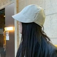 thumbnail image 3 of Summer Sun Hat Foldable Wide Brim Women Bucket Hat Girl Lady UV Protection Adjustable Outdoor Beach Cap, 3 of 6