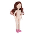 thumbnail image 3 of Muñeca articulada con de 1/6, cuerpo femenino desnudo, muñeca pulgadas con y pelucas para maquillaje y disfraces de bricolaj Cabello Hugo BJD Doll Nude Body, 3 of 10
