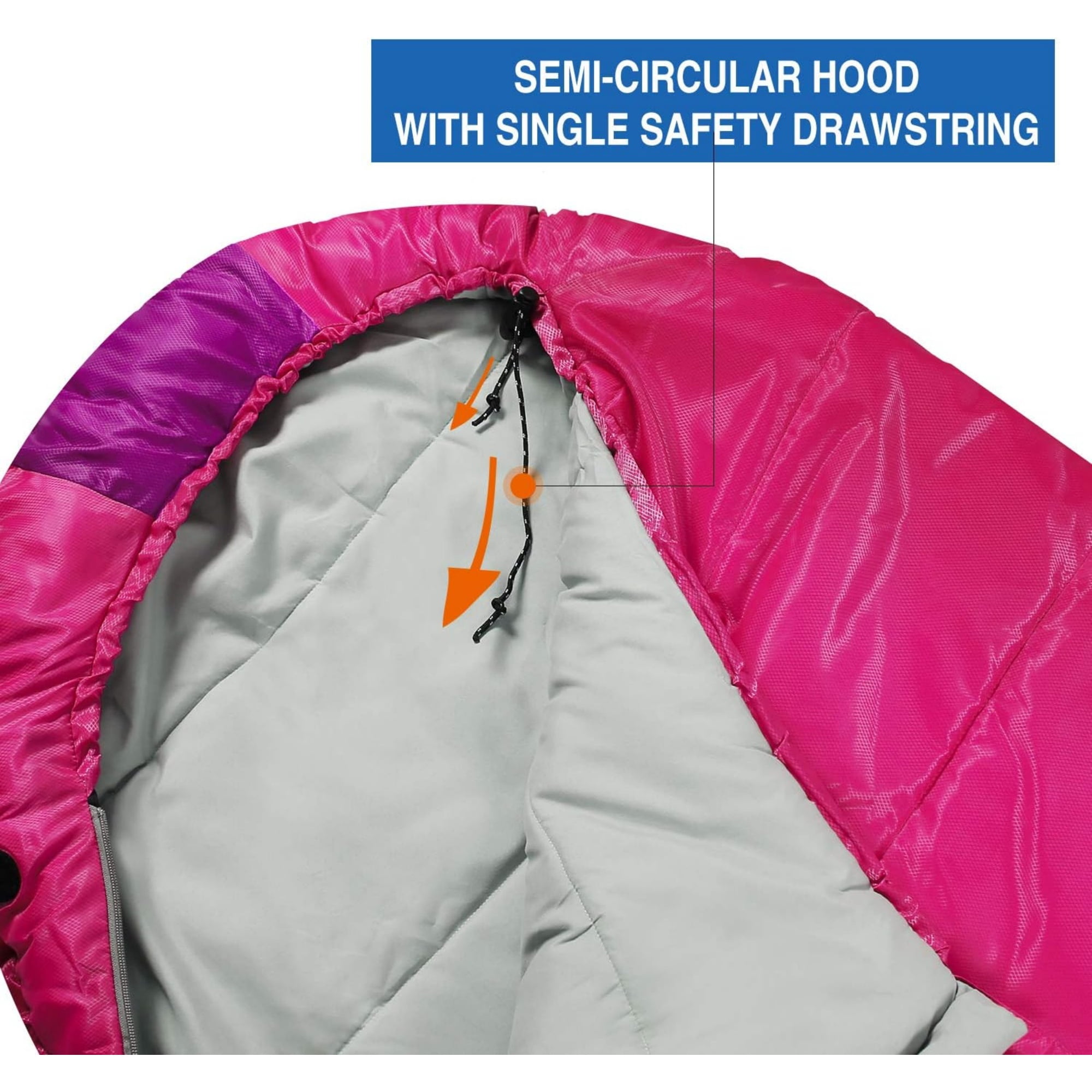 REDCAMP Kids Mummy Sleeping Bag for Camping Cold Weather, 3 Season Backpacking Sleeping Bag Fit Boys,Girls & Teens