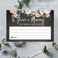 thumbnail image 3 of Koyal Wholesale Share a Memory Cards, Chalkboard Rustic Florals Cards for Wedding, Shower, Life Memories, 4" x 6", 52-Pk, 3 of 5
