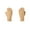 Brown-BW-home supplies, variant on LEFTHIGH Home German Velvet Gloves for Women Winter Outdoor Warm Cold Protection Half Finger Touched Screen Half Finger Gloves Modify Hand Shape Christmas Decorations