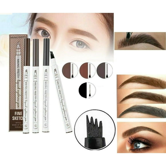 EYEBROW TATTOO MICROBLADING WATREPROOF SMUDGE PROOF INK STYLE PEN WOMEN GIRLS
