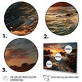 thumbnail image 3 of Designart "A Mesmerizing Golden Sands wall art I" Landscapes Floater Framed Canvas Art Print, 3 of 7
