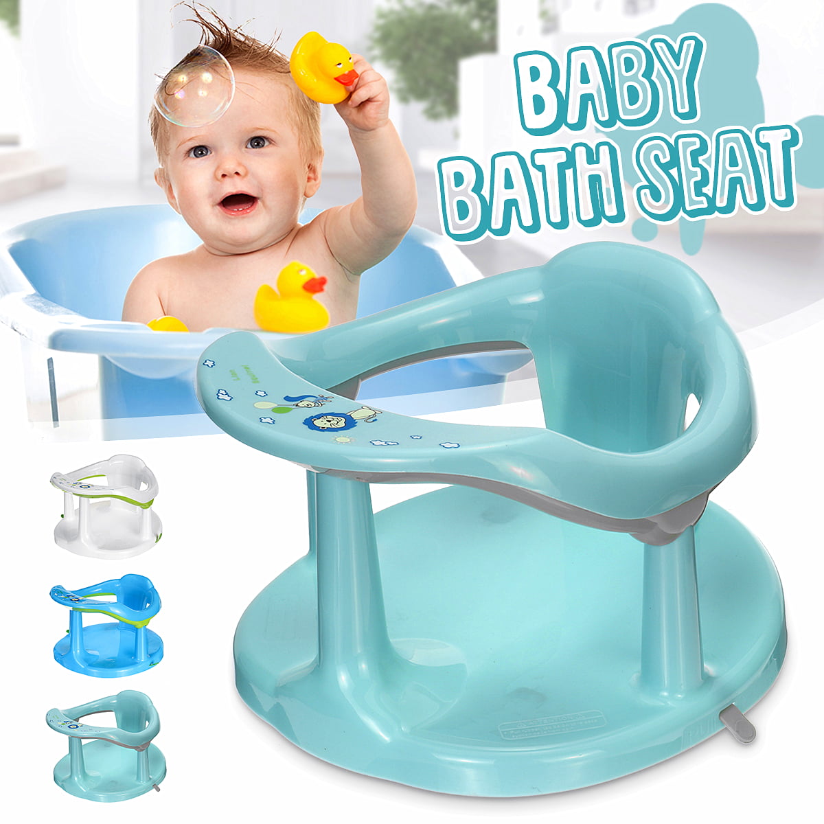 Baby Bath Seat Support Safety Infant Chair Bathing Newborn ...