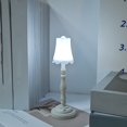 thumbnail image 7 of Modern LED Cordless Table Lamp, Rechargeable Battery, 3 Level Brightness Night Light, Metal Shell, Minimalist Design, for Couples Dinner/Coffee Table/Restaurant/Bedroom, White, 7 of 7