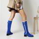 thumbnail image 4 of Botas de mujer Botas de nieve con cremallera Botas de terciopelo de algodón Zapatos cálidos de algodón sólido Botas de tacón medio a media pantorrilla Wmkox8yii ghj1427, 4 of 4