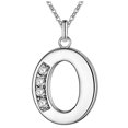 thumbnail image 2 of Jinyi 3pcs Letter I + Letter O + Letter Y, Letter Necklacesilver-plated Accessories Letter Necklace Letter Jewelry J, 2 of 4