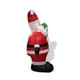 thumbnail image 4 of Billuyoard Feliz Navidad Inflable Papá Noel Adorno de luz Vacaciones de invierno Interior Patio exterior Decoración iluminada LED Prop Adultos Kits de decoración para fiestas Enchufe de EE. UU., 4 of 6