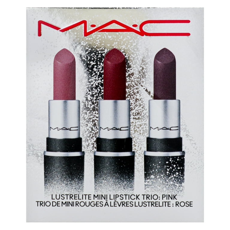 Mac mini その他3点セット Amazon.com : MAC Everyday Luxury Mini Lustreglass Lipstick Trio