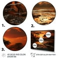 thumbnail image 3 of Designart "Oasis Sunset in Africa I" African Floater Framed Canvas Print, 3 of 7