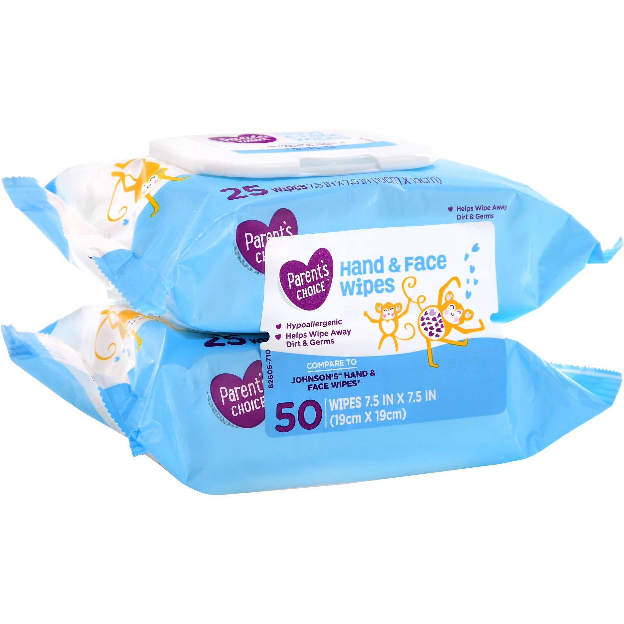 hand and face wipes