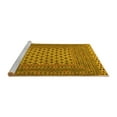 thumbnail image 2 of Ahgly Company Machine Washable Indoor Square Southwestern Yellow Country Area Rugs, 8' Square, 2 of 4