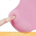 thumbnail image 4 of Office Mousepad with Gel Wrist Support - Ergonomic Gaming Desktop Mouse Pad Wrist Rest - Design Gamepad Mat Rubber Base for Laptop Computer -Silicone Non-Slip Special-Textured Surface (05LakeGreen), 4 of 6