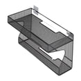 thumbnail image 3 of Lipstore Wall Hanging Router Shelf Holder Router Rack for Media Boxes Remote Controls 30cmx10cmx20cm, 3 of 7
