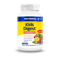 Enzymedica Kids Digest Chewable Digestive Enzymes Fruit Punch 60 Tablets