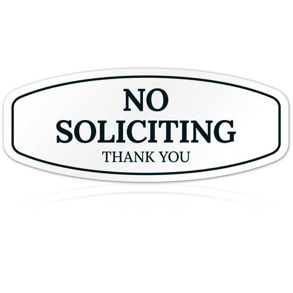 No Soliciting Thank You Sign, (SI-1549)