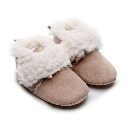 

Winter Toddler Kids Baby Girls Boys Cute Leopard Warm Boots Booties Shoes