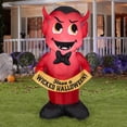 thumbnail image 4 of Airblown Devil w/ "Have a Wicked Halloween" Banner, 4 of 6