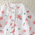 thumbnail image 5 of CAUYDY Baby Girls Sleepers Toddler Clothing 2T 3T 4T 5T Long Sleeved T-Shirt and Elastic Pants 2PCS Set Child Pajamas Little Kid Outfits for Girl Fall Winter Sizes 4-5 Years,White, 5 of 5