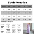 thumbnail image 3 of Laqbezok Evening Gown Dress, Women's V-Neck Mesh Flare Sleeve Formal Maxi, Elegant Ruched Bodycon Party Wedding Guest Dress with Split Hem, 3 of 5