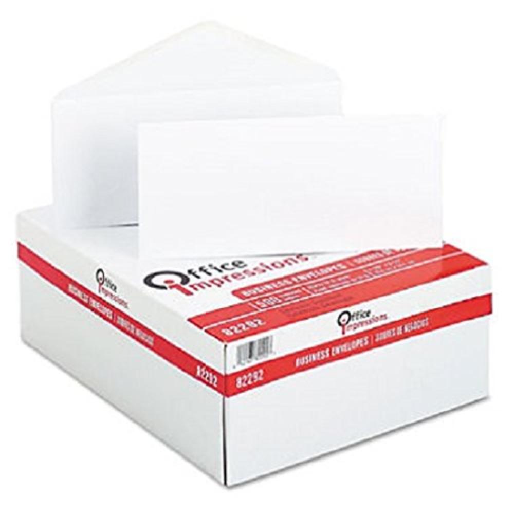 Executive Business Envelopes (10) 41/8x91/2Inch with Gummed Seal