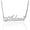 Adam Silver, variant on Olivia Custom Name Necklace Customized Personalized Plated Name Necklace for Mother Daughter Friendship Women Valentine's Day Christmas Birthday New Year Silver