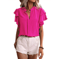 thumbnail image 2 of Womens Summer Tops Rose L, 2 of 7