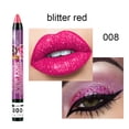 thumbnail image 1 of DPTALR Lip Gloss Lipstick Pen Eyeshadow Stick Shiny 2 In 1 Set Easy To Color 12 Colors, 1 of 2