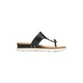 thumbnail image 2 of Style & Co. Womens Emmaa Faux Leather Thong Flat Sandals, 2 of 3