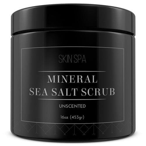 Mineral Sea Salt Scrub - Unscented – 16oz (453gr)