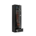 thumbnail image 3 of 8 - Gun Capacity Rifle Safe. Holds Rifles, Pistols, Shotguns. Digital Lock for Quick Access. Removable Shelf. Special Gun Rack for Scoped Rifles. Plus, a Handy Storage Drawer, 3 of 16