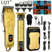 LQT Professional Hair Clipper Set for Men ,Electric Shaver Razor, Cordless Hair Cutting ,Barber Clippers Beard Trimmer Men’s Grooming Kit, Gifts for men