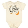 thumbnail image 3 of Inktastic I Love My Grandma to the Moon and Back Boys or Girls Baby Bodysuit, 3 of 5