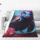 thumbnail image 1 of Balery Lively Cute Turtle Manta de Felpa Suave y Acogedora – Cobija de Franela Aterciopelada para Cama, Lavable y Cálida para Sofá, Mascotas, Transpirable-50"x40", 1 of 7