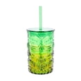thumbnail image 2 of Vaso Way to Celebrate de Plástico con Diseño Tiki para Bebidas Frías, 2 of 4