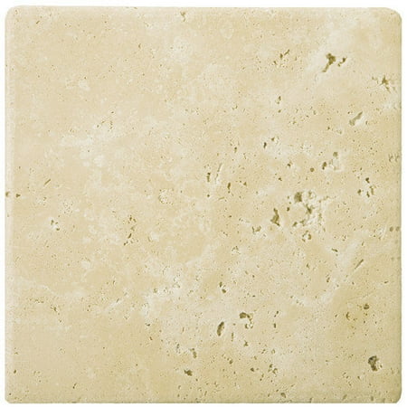 Emser Tile Natural Stone 24'' x 24'' Tumbled Travertine Tile in Ancient Beige